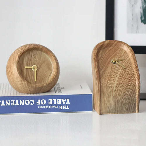 Modern Solid Wood Table Clock