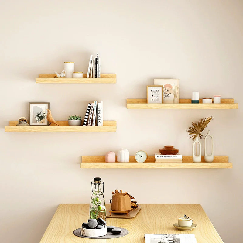 Minimalist Wood Display Shelf