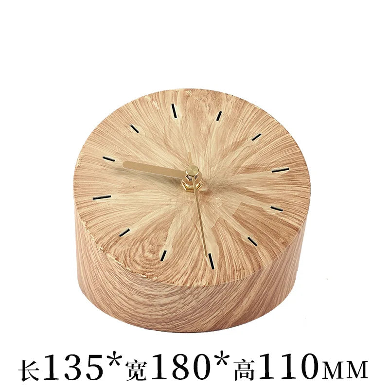 Modern Solid Wood Table Clock