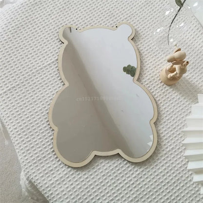 Cute Wooden Animal Wall Mirror