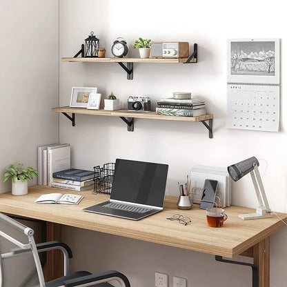 Wooden Floating Wall Shelf