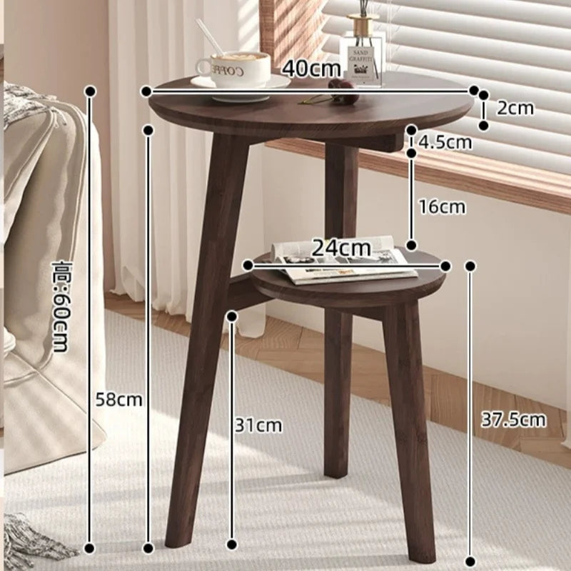 Modern Solid Wood Side Table