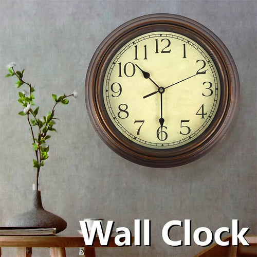 Vintage Large Silent Wall Clock