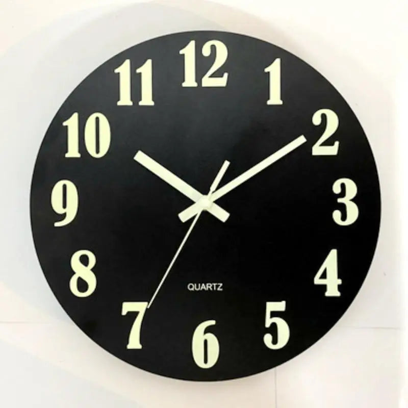 8-Inch Luminous Wooden Wall Clock