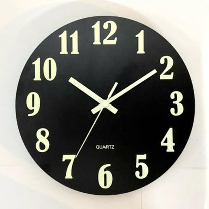 8-Inch Luminous Wooden Wall Clock