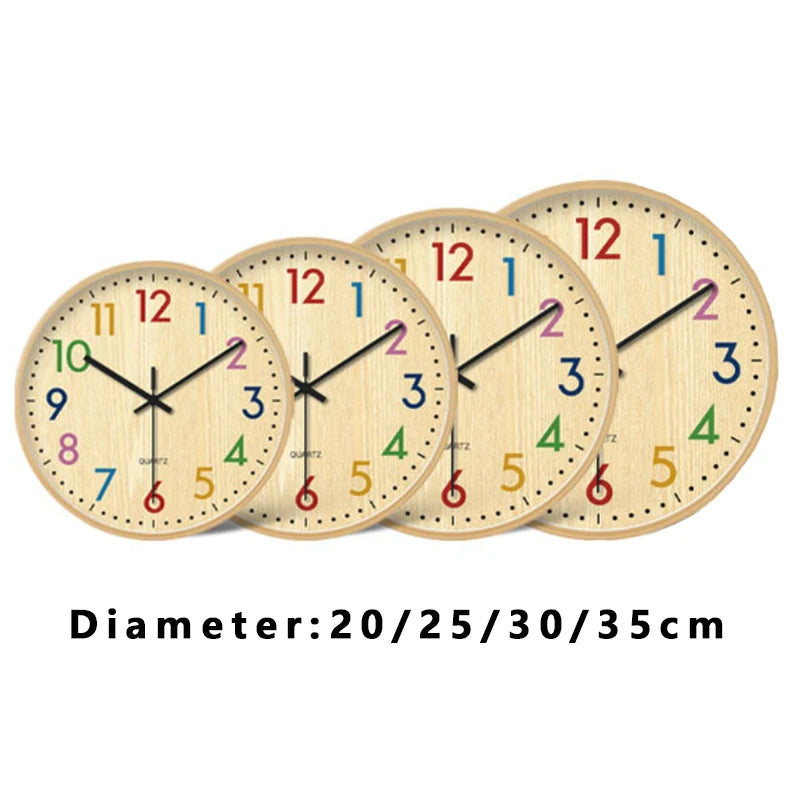 Retro Wooden Silent Wall Clock
