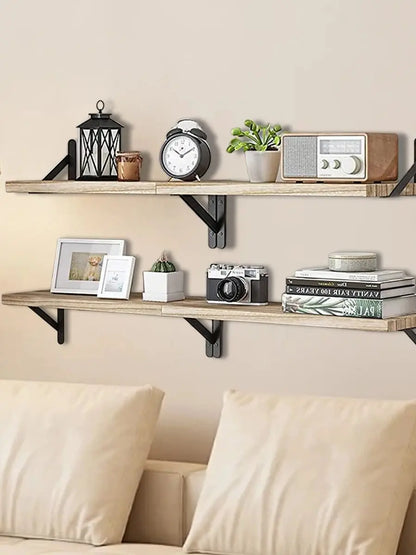 Wooden Floating Wall Shelf