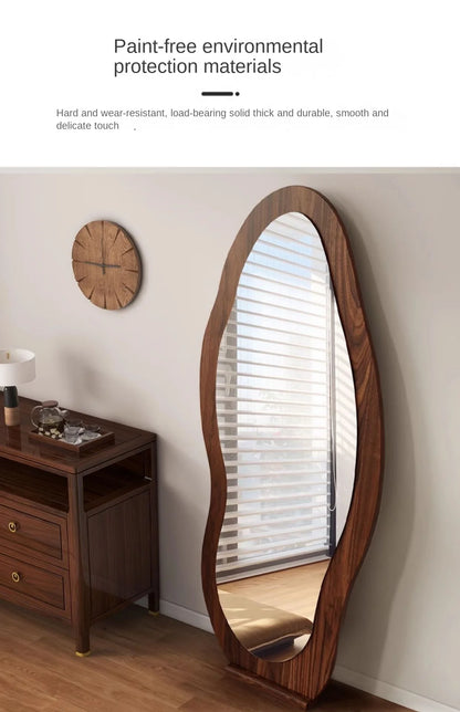 Irregular Full Length Floor Mirror