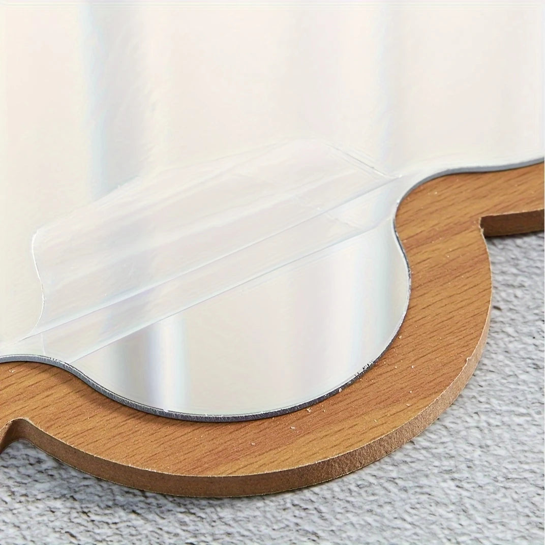 Wooden Acrylic Wall Mirror