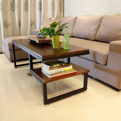Industrial Iron Side Table