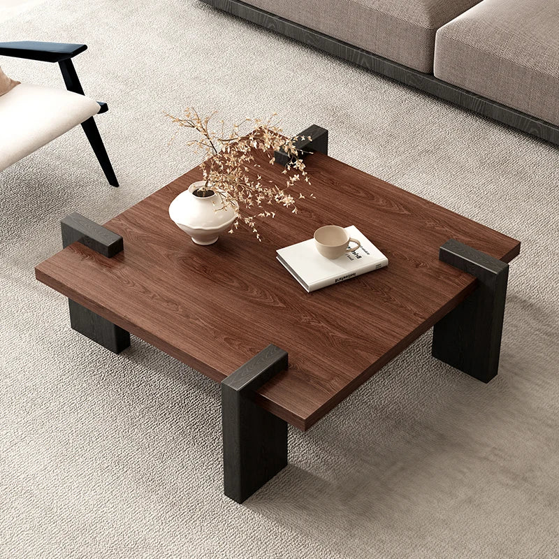 Nordic Rectangular Wood Coffee Table