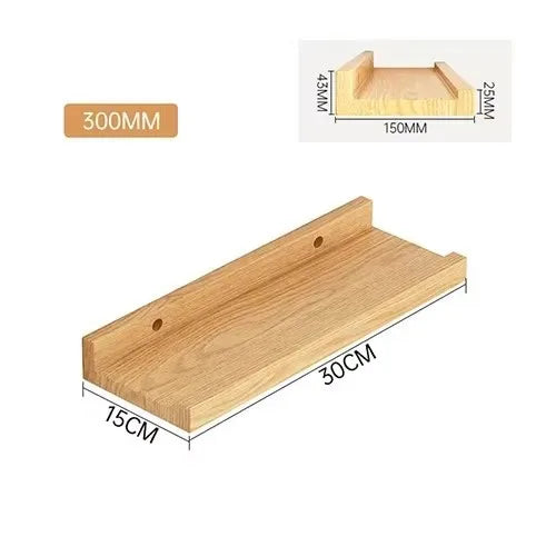 Minimalist Wood Display Shelf