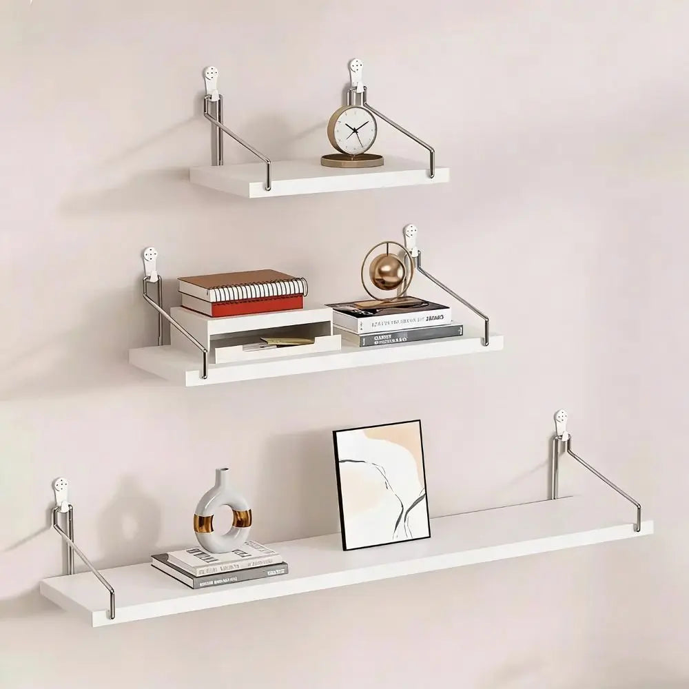 Wooden Wall Mounted Storage Shelf