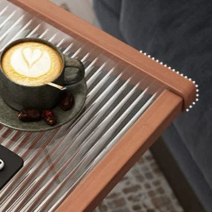 Classic Wood Glass Coffee Table