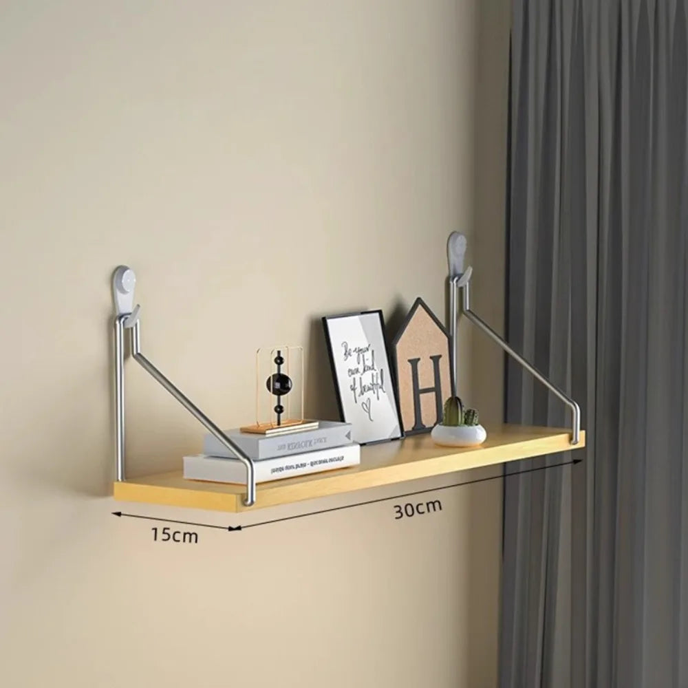 Wooden Wall Mounted Storage Shelf