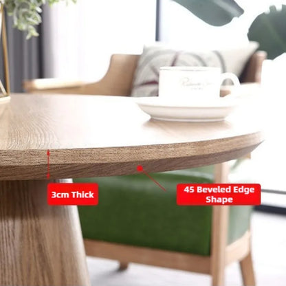 Nordic Round Wooden Coffee Table