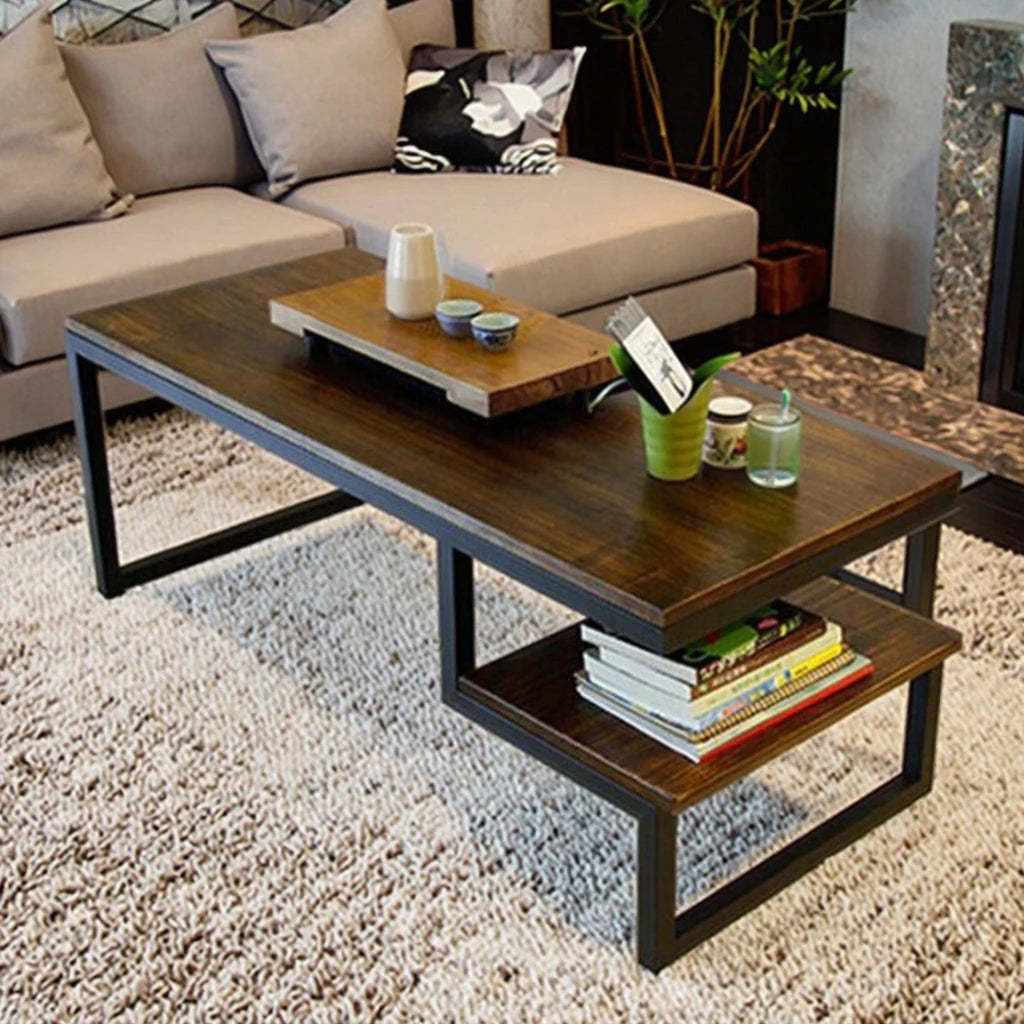 Industrial Iron Side Table