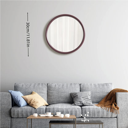 Irregular Wooden Wall Vanity Mirror