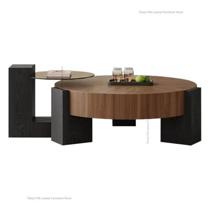 Vintage Solid Wood Storage Coffee Table