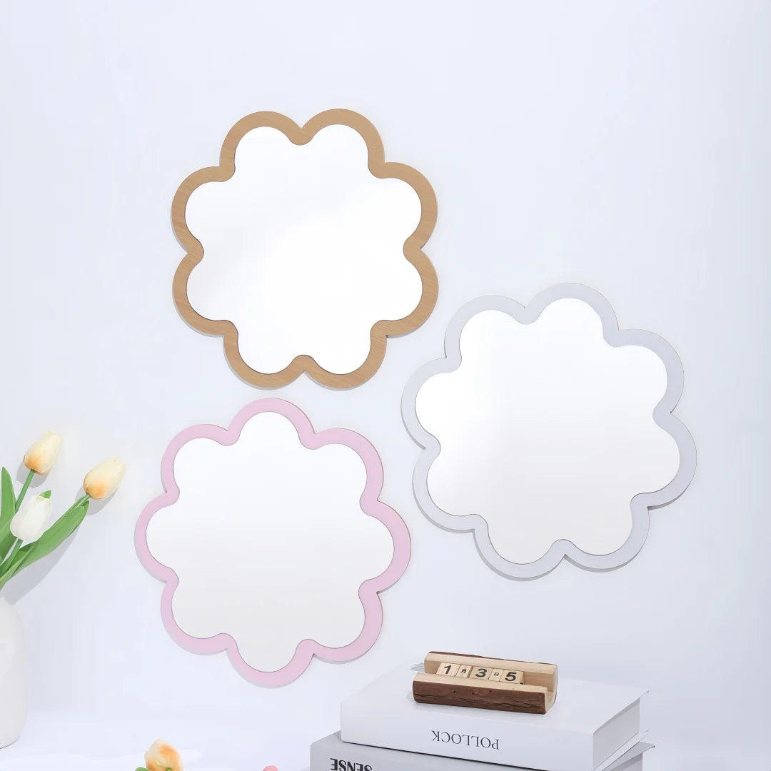 Wooden Acrylic Wall Mirror