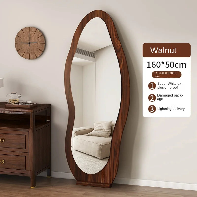Irregular Full Length Floor Mirror