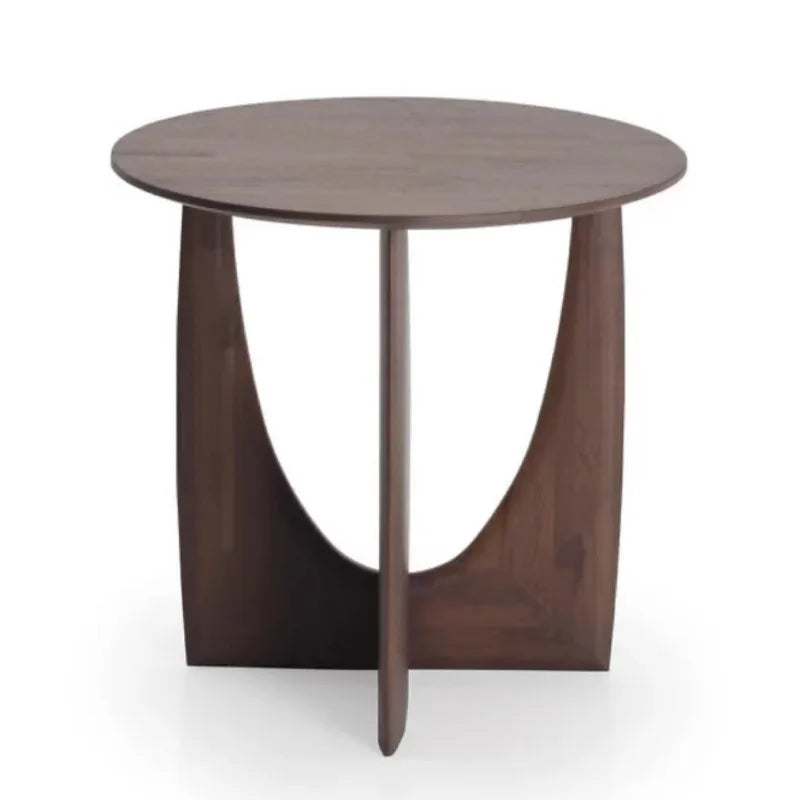 Modern Wooden Round Side Table