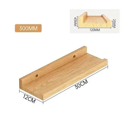 Minimalist Wood Display Shelf