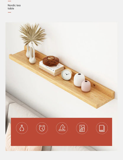 Minimalist Wood Display Shelf