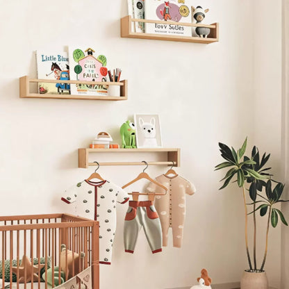 Wooden Floating Wall Mount Shelf
