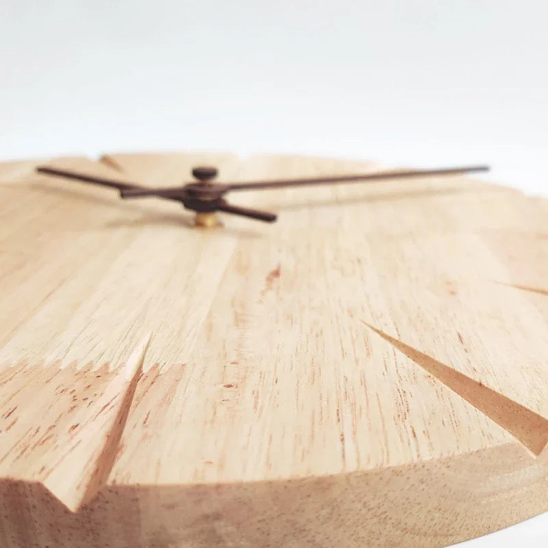 Nordic Solid Wood Silent Wall Clock