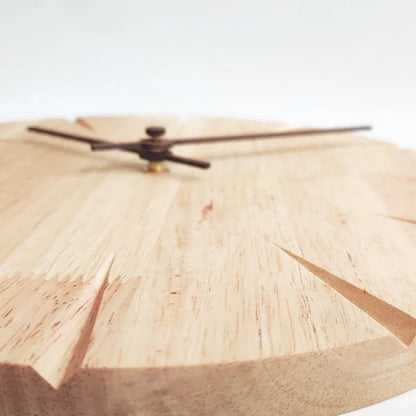 Nordic Solid Wood Silent Wall Clock