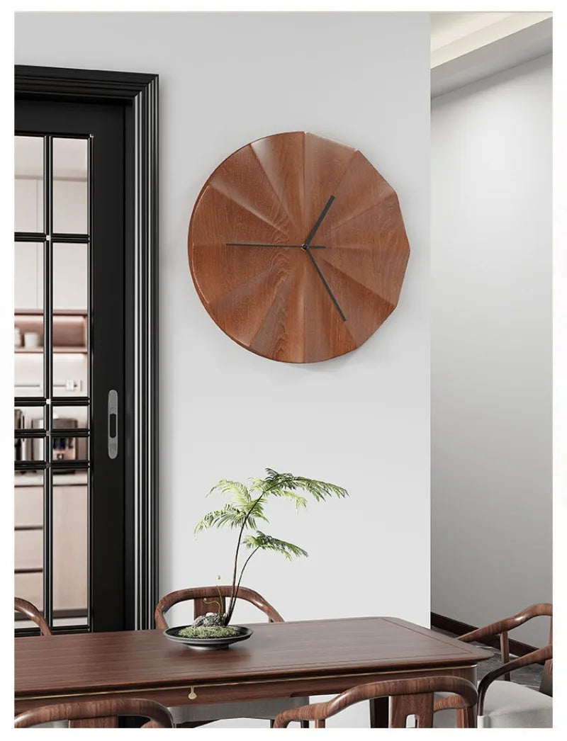 Modern Wooden Silent Wall Clock