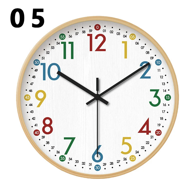Retro Wooden Silent Wall Clock