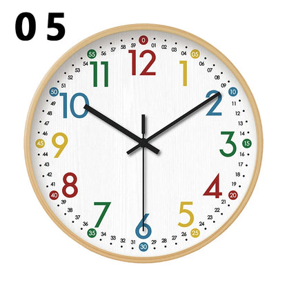 Retro Wooden Silent Wall Clock