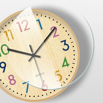 Retro Wooden Silent Wall Clock