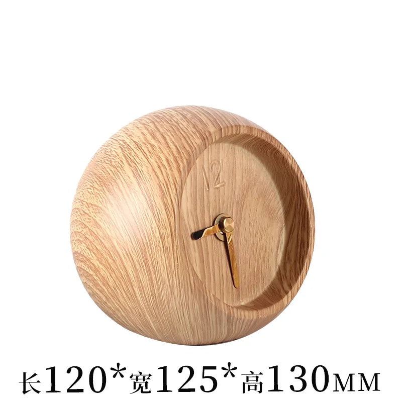 Modern Solid Wood Table Clock