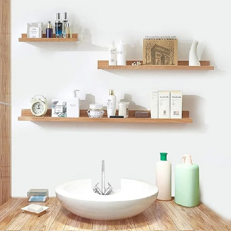 Minimalist Wood Display Shelf