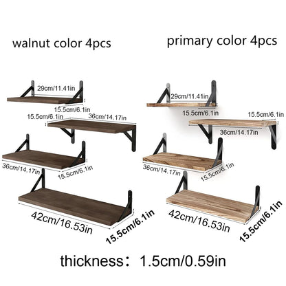 Wooden Floating Wall Shelf