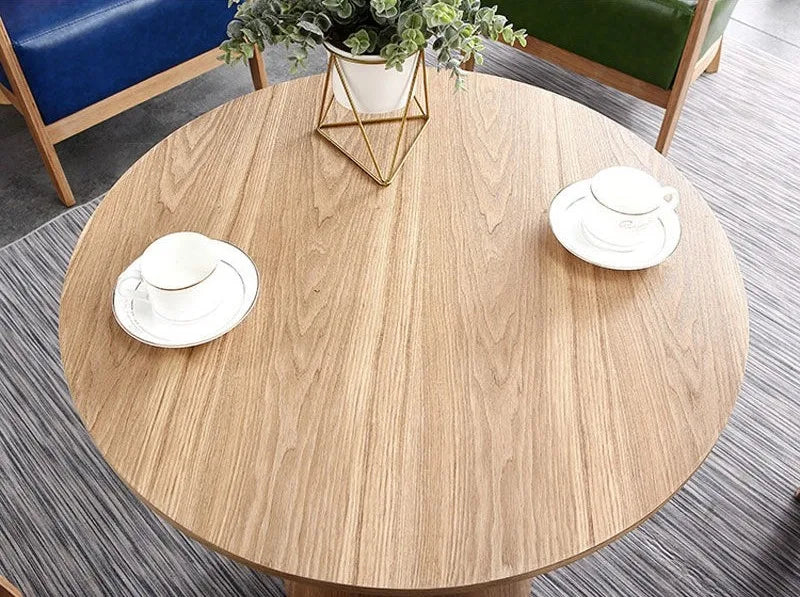 Nordic Round Wooden Coffee Table