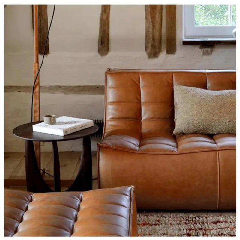 Modern Wooden Round Side Table