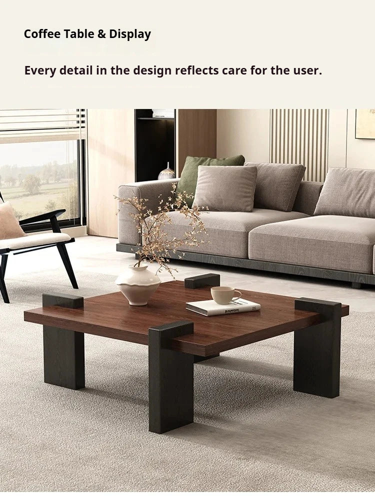 Nordic Rectangular Wood Coffee Table