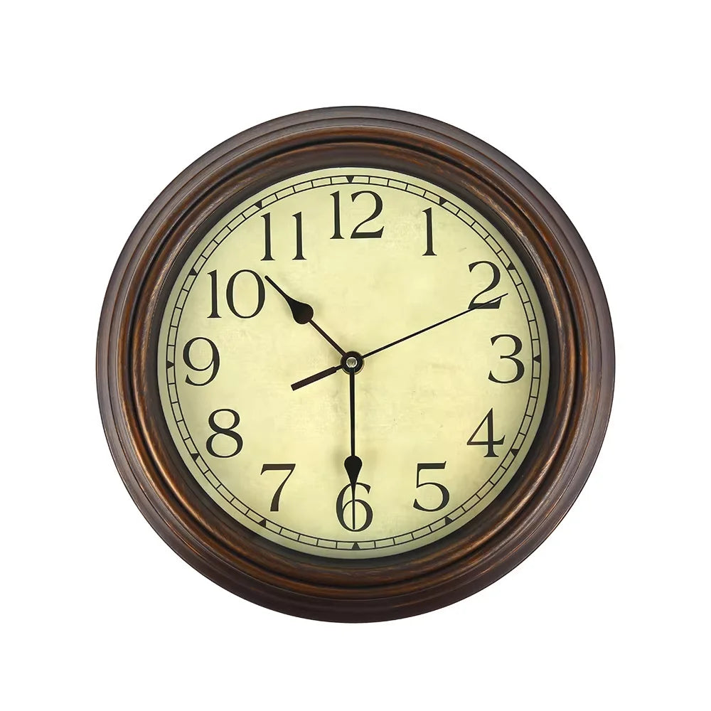 Vintage Large Silent Wall Clock