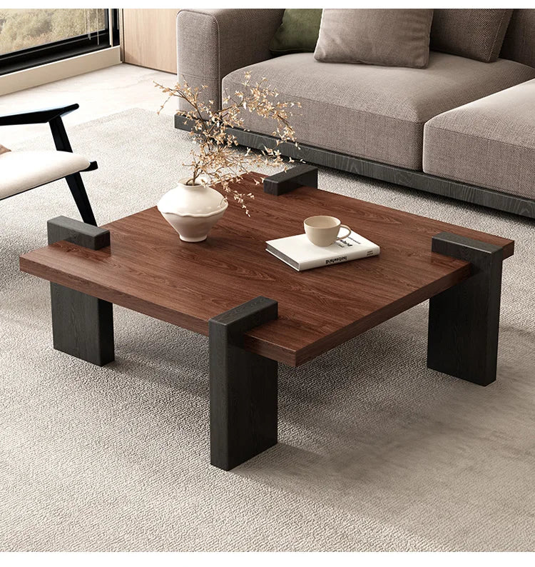 Nordic Rectangular Wood Coffee Table
