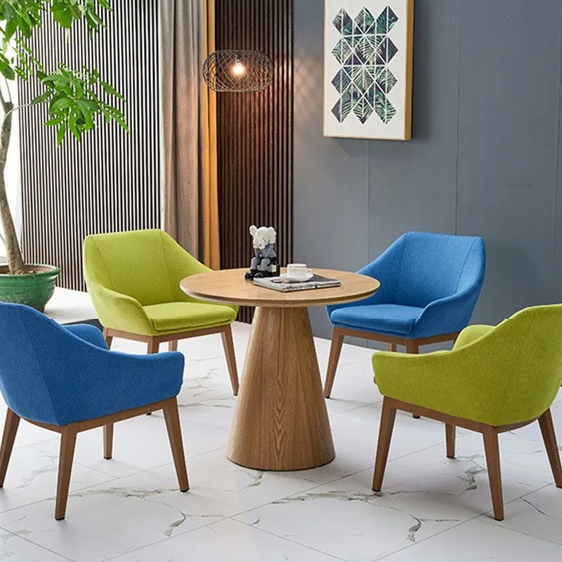 Nordic Round Wooden Coffee Table