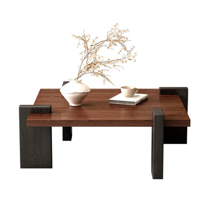Nordic Rectangular Wood Coffee Table