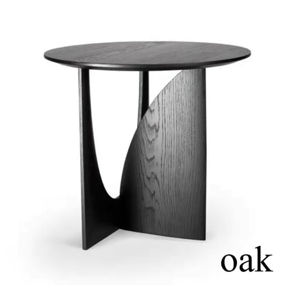 Modern Wooden Round Side Table